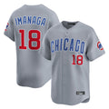 Cooneas C.Cubs #18 Shota Imanaga Player Gray Road Limited Home Stitched Jerseys