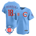 Cooneas C.Cubs #18 Shota Imanaga Player Light Blue 150th Anniversary Limited Home Stitched Jerseys