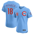 Cooneas C.Cubs #18 Shota Imanaga Player Light Blue Limited Elite Home Stitched Jerseys