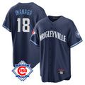 Cooneas C.Cubs #18 Shota Imanaga Player Navy 150th Anniversary City Connect Home Game Stitched Jerseys