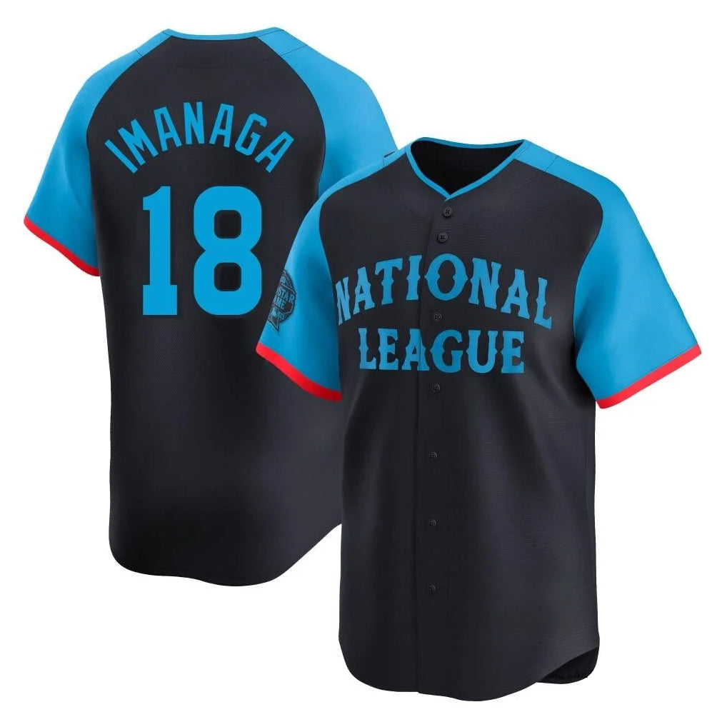 Cooneas C.Cubs #18 Shota Imanaga Player Navy National League All-Star Limited Home Stitched Jerseys