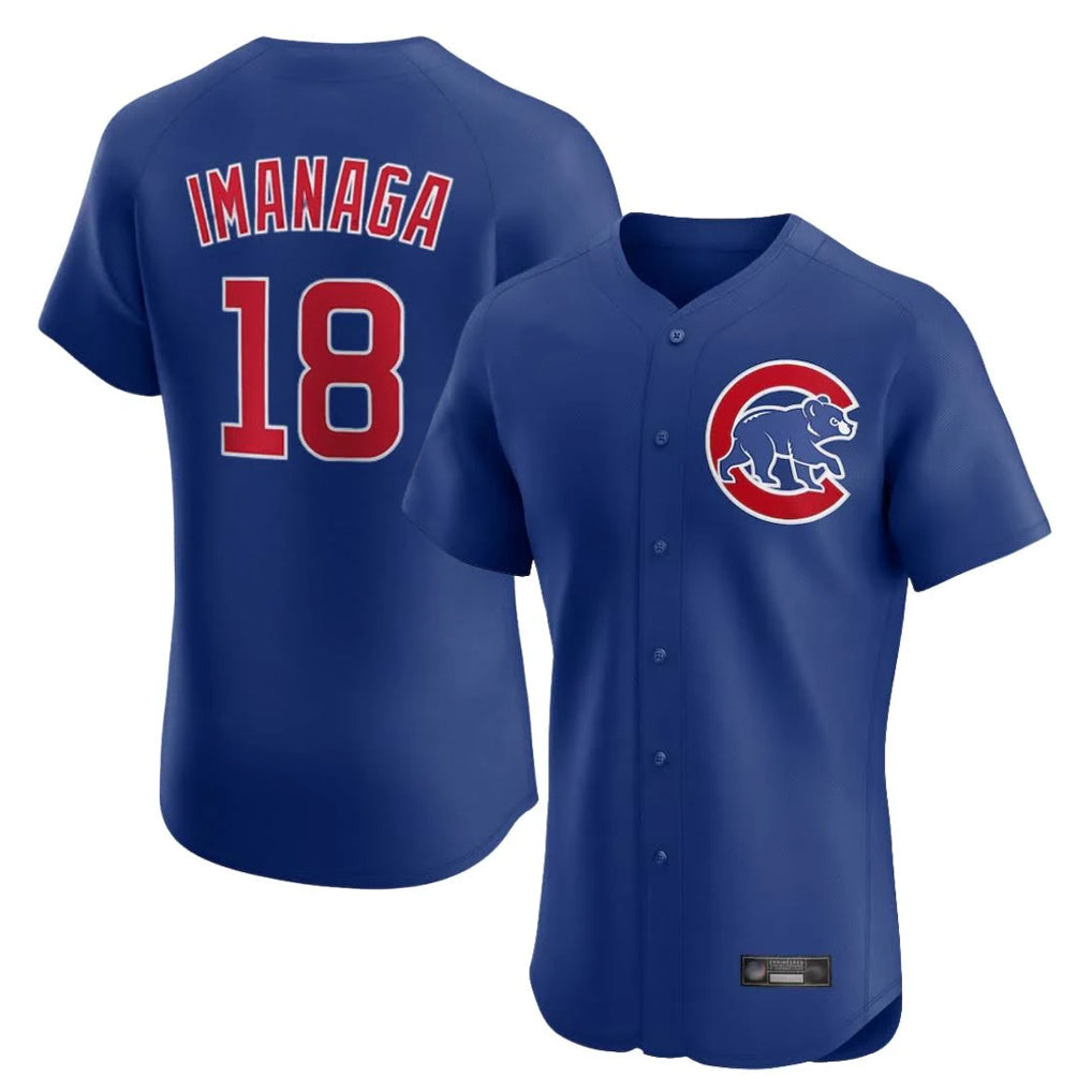 Cooneas C.Cubs #18 Shota Imanaga Player Royal Limited Elite Home Stitched Jerseys