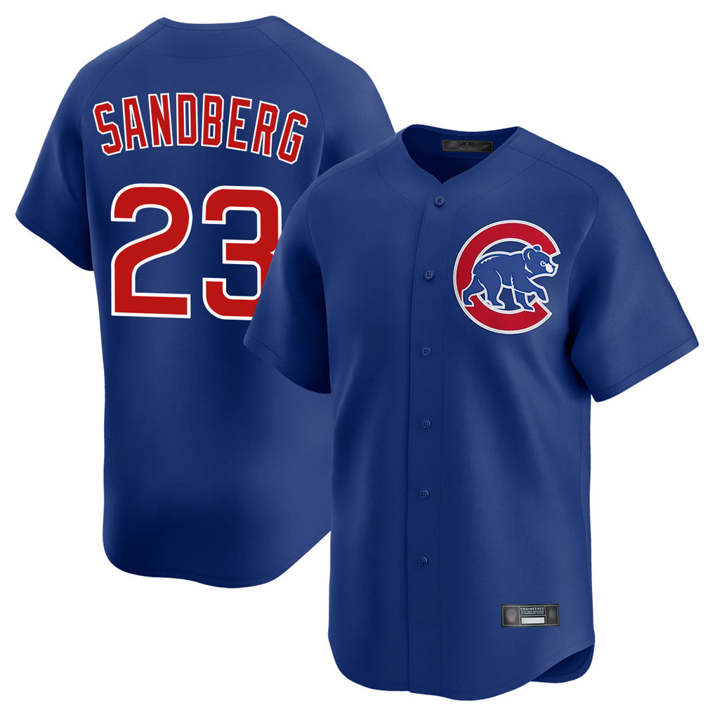 Cooneas C.Cubs #23 Ryne Sandberg Player Royal Limited Home Stitched Jerseys