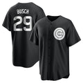 Cooneas C.Cubs #29 Michael Busch Player Black Game Stitched Jerseys