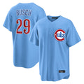 Cooneas C.Cubs #29 Michael Busch Player Light Blue Home Game Stitched Jerseys
