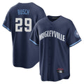 Cooneas C.Cubs #29 Michael Busch Player Navy City Connect Home Game Stitched Jerseys