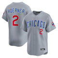 Cooneas C.Cubs #2 Nico Hoerner Player Gray Road Limited Home Stitched Jerseys