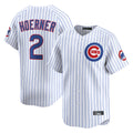 Cooneas C.Cubs #2 Nico Hoerner Player White Limited Home Game Stitched Jerseys