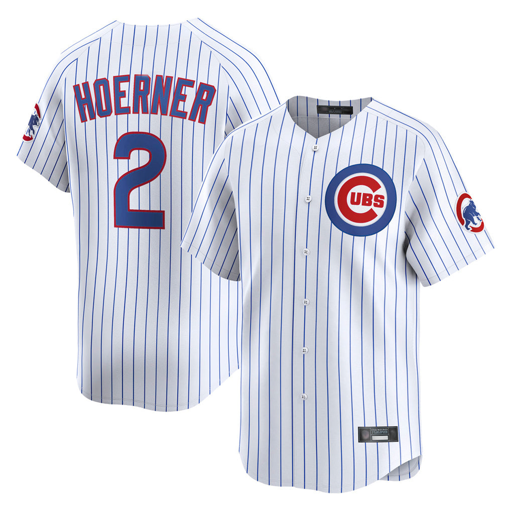 Cooneas C.Cubs #2 Nico Hoerner Player White Limited Home Game Stitched Jerseys