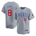 Cooneas C.Cubs #8 Ian Happ Player Gray Road Limited Home Stitched Jerseys
