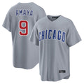 Cooneas C.Cubs #9 Miguel Amaya Player Gray Home Game Stitched Jerseys