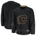 Cooneas C.Flames Black 2024 Military Appreciation Practice Jerseys