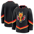 Cooneas C.Flames Black Alternate Premium Jerseys