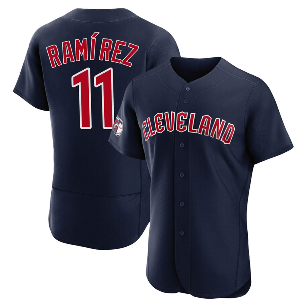Cooneas C.Guardians #11 Jose Ramirez Player Navy Limited Elite Home Stitched Jerseys