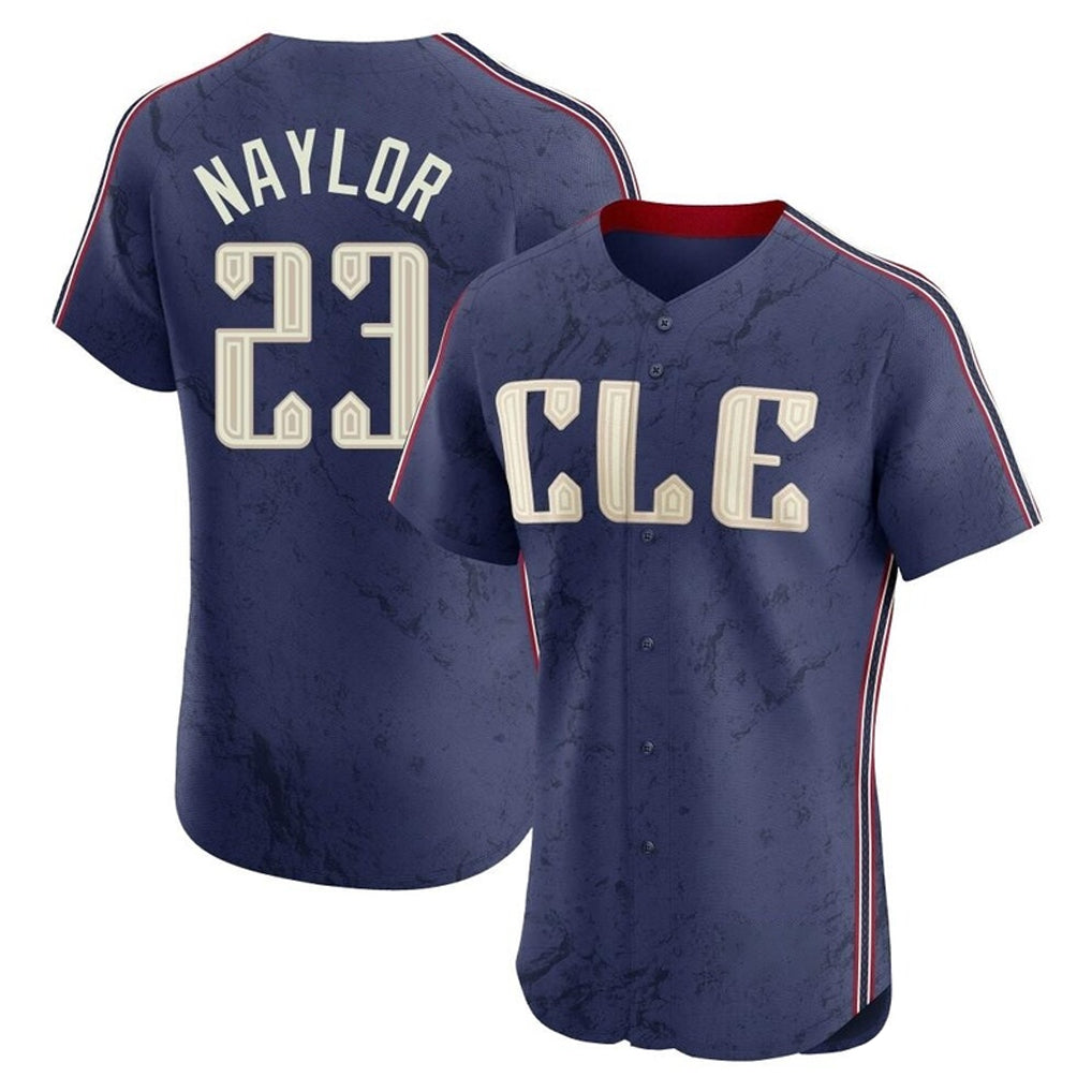 Cooneas C.Guardians #23 Bo Naylor Player Navy City Connect Limited Elite Home Stitched Jerseys