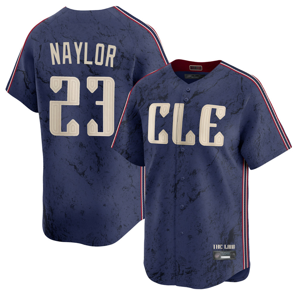 Cooneas C.Guardians #23 Bo Naylor Player Navy City Connect Limited Home Stitched Jerseys