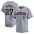 Cooneas C.Guardians #27 Austin Hedges Player Gray Road Limited Home Stitched Jerseys