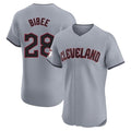 Cooneas C.Guardians #28 Tanner Bibee Player Gray Road Limited Elite Home Stitched Jerseys