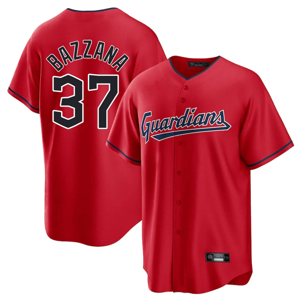 Cooneas C.Guardians #37 Travis Bazzana Player Red Home Game Stitched Jerseys
