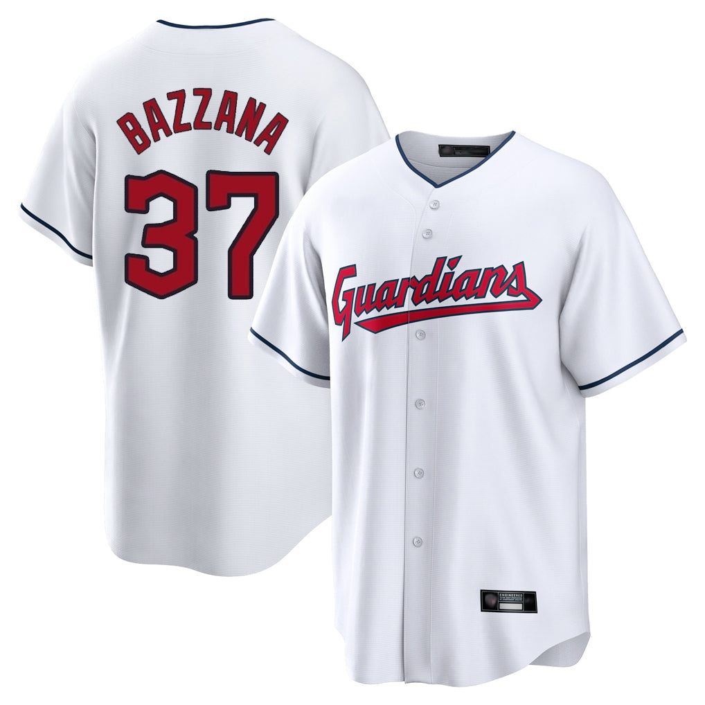 Cooneas C.Guardians #37 Travis Bazzana Player White Home Game Stitched Jerseys