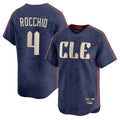 Cooneas C.Guardians #4 Brayan Rocchio Player Navy City Connect Limited Home Stitched Jerseys