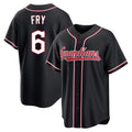 Cooneas C.Guardians #6 David Fry Player Black Fashion Out Home Game Stitched Jerseys