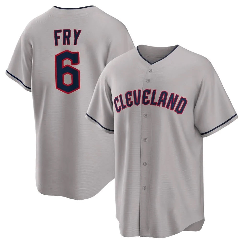 Cooneas C.Guardians #6 David Fry Player Gray Game Home Stitched Jerseys