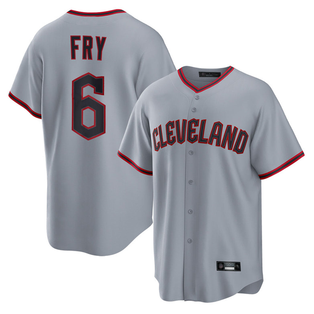 Cooneas C.Guardians #6 David Fry Player Gray Home Game Stitched Jerseys