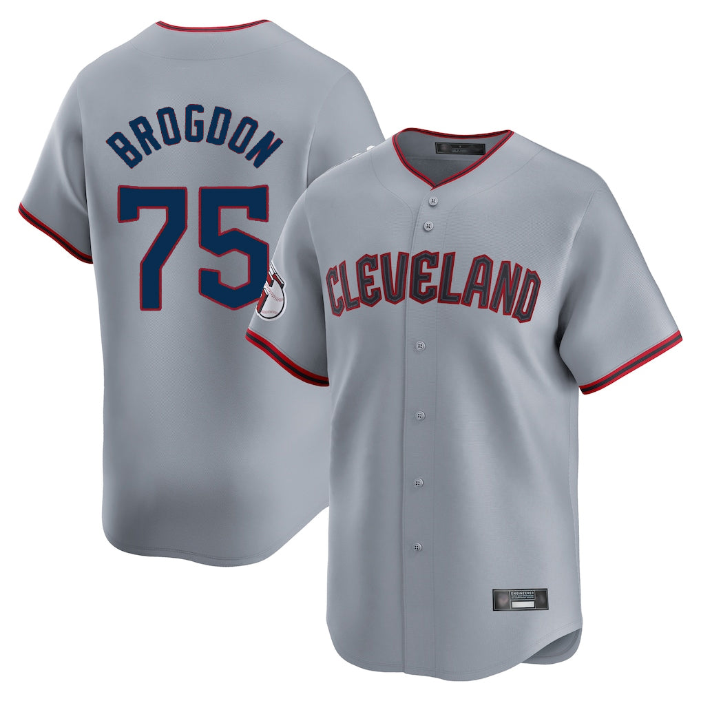 Cooneas C.Guardians #75 Connor Brogdon Player Gray Road Limited Home Game Stitched Jerseys