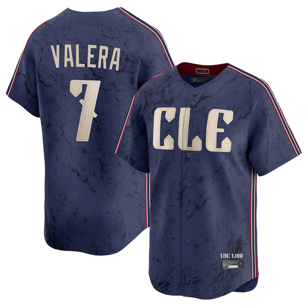 Cooneas C.Guardians #7 George Valera Player Navy City Connect Limited Home Stitched Jerseys