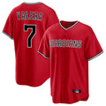 Cooneas C.Guardians #7 George Valera Player Red Home Game Stitched Jerseys