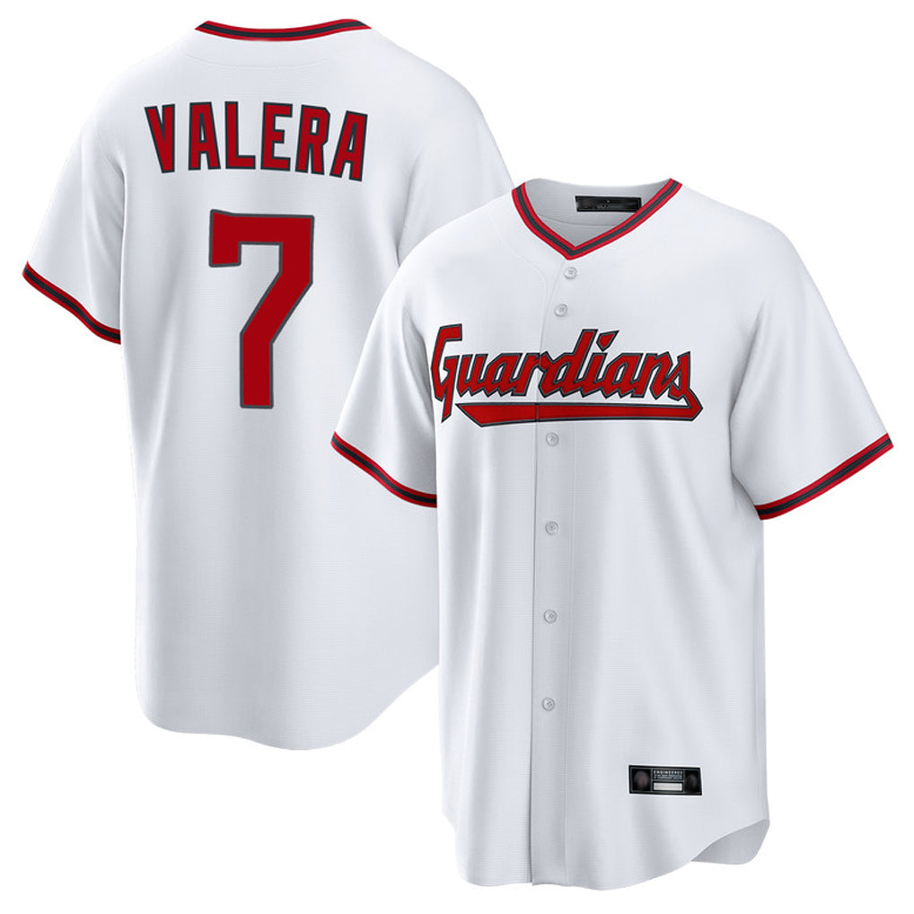 Cooneas C.Guardians #7 George Valera Player White Game Home Stitched Jerseys