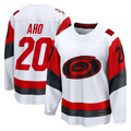 Cooneas C.Hurricanes #20 Sebastian Aho White Away Breakaway Stitched Jerseys