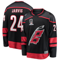 Cooneas C.Hurricanes #24 Seth Jarvis Black 2026 Stanley Cup Champions Home Breakaway Stitched Jerseys