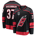 Cooneas C.Hurricanes #37 Andrei Svechnikov Black 2026 Stanley Cup Final Home Breakaway Stitched Jerseys