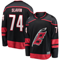 Cooneas C.Hurricanes #74 Jaccob Slavin Black Home Breakaway Player Stitched Jerseys