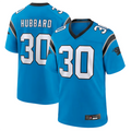 Cooneas C.Panthers #30 Chuba Hubbard Player Blue Game Stitched Jerseys