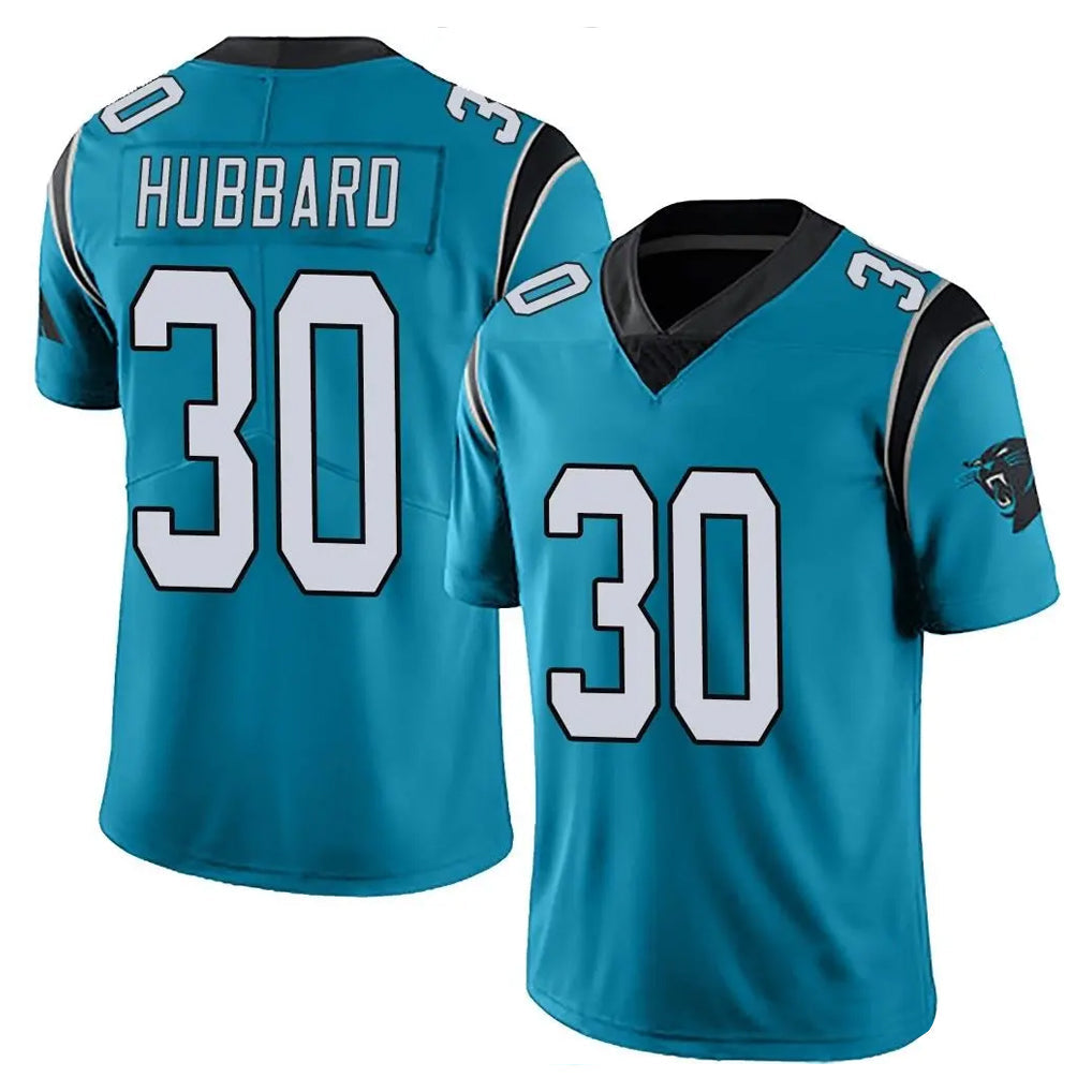 Cooneas C.Panthers #30 Chuba Hubbard Player Blue Vapor Untouchable Limited Game Stitched Jerseys