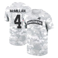 Cooneas C.Panthers #4 Tetairoa McMillan Player Arctic Camo Salute to Service T-Shirt Hoodies Stitched Jerseys