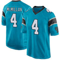 Cooneas C.Panthers #4 Tetairoa McMillan Player Blue Game Stitched Jerseys