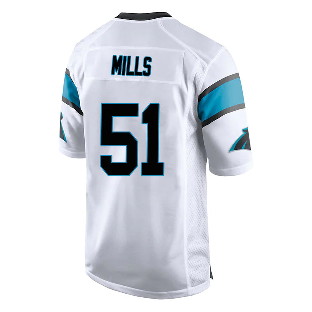 Cooneas C.Panthers #51 Sam Mills Player White Game Stitched Jerseys