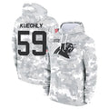 Cooneas C.Panthers #59 Luke Kuechly Player Arctic Camo Salute to Service Hoodies Stitched Jerseys