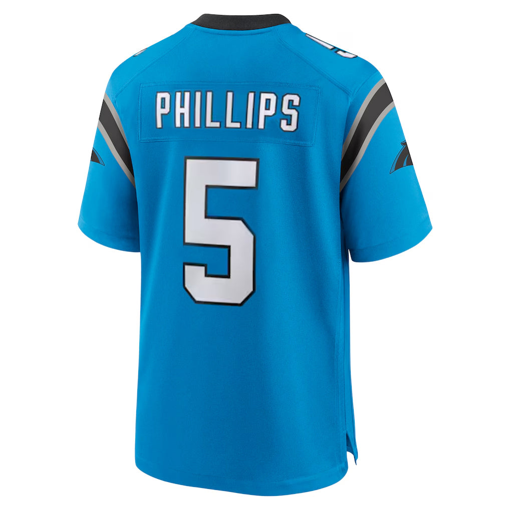 Cooneas C.Panthers #5 Rico Dowdle Player Blue Home Game Stitched Jerseys