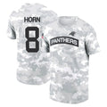 Cooneas C.Panthers #8 Jaycee Horn Player Salute to Service Hoodies & T-Shirts Stitched Jerseys