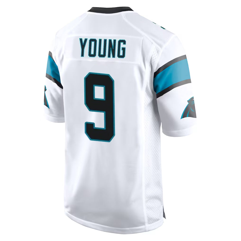 Cooneas C.Panthers #9 Bryce Young Player White Game Stitched Jerseys