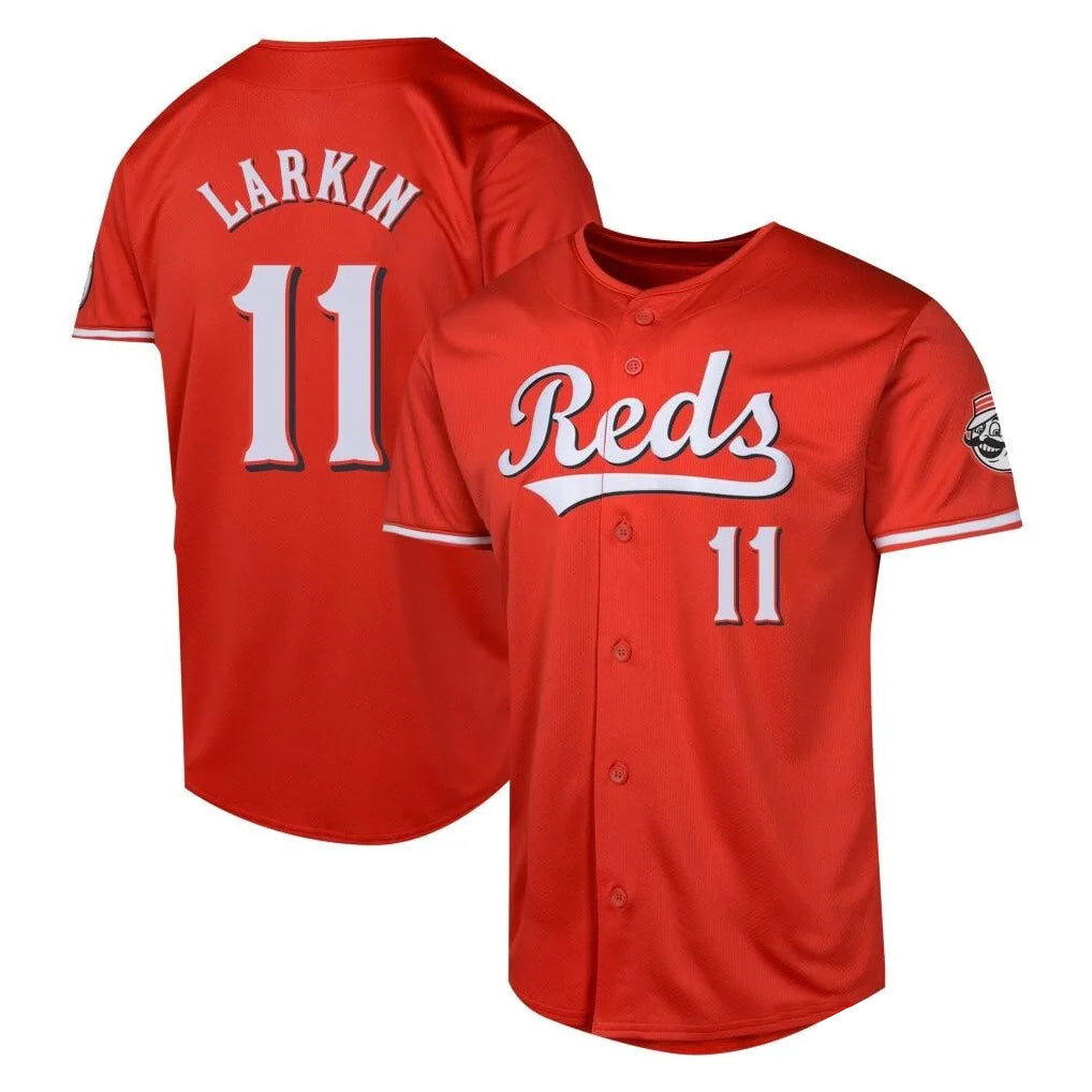 Cooneas C.Reds #11 Barry Larkin Player Red 2026 City Connect Limited Home Stitched Jerseys