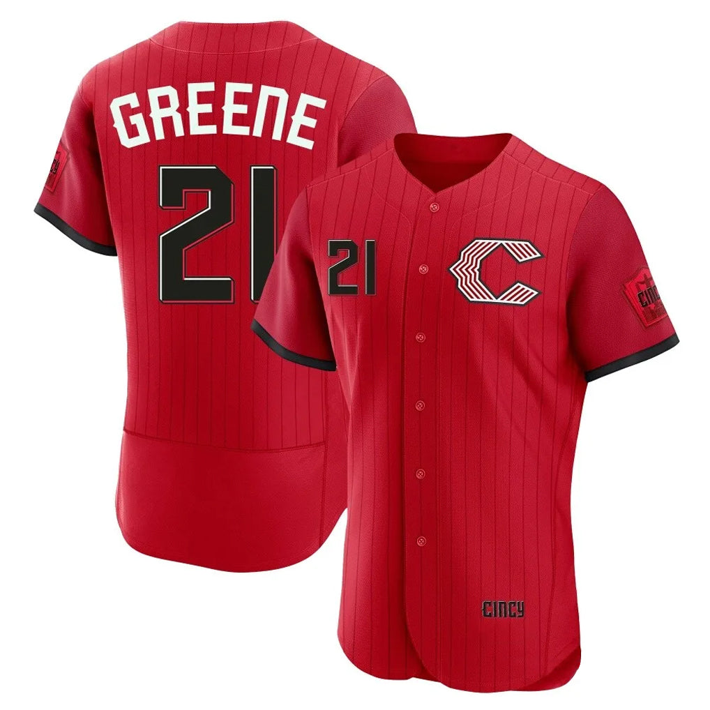 Cooneas C.Reds #21 Hunter Greene Player Red 2026 City Connect Limited Elite Home Stitched Jerseys