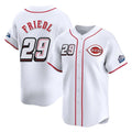 Cooneas C.Reds #29 TJ Friedl Player White Speedway Classic Home Limited Stitched Jerseys