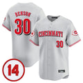 Cooneas C.Reds #30 Ken Griffey Player Gray Vapor Premier Limited Home Stitched Jerseys