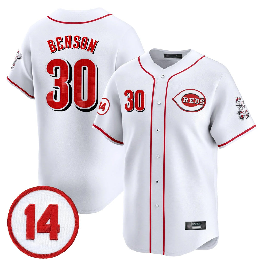 Cooneas C.Reds #30 Ken Griffey Player White Vapor Premier Limited Home Stitched Jerseys